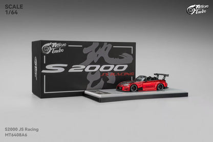 (Preorder) Microturbo 1:64 Honda S2000 JS Racing Red MT6408A6