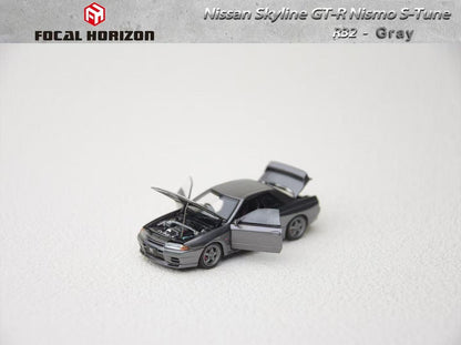 Focal Horizon 1:64 Nissan Skyline GT-R R32 Nismo S Tune Gun Grey