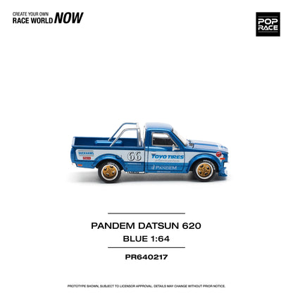 Pop Race 1:64 Pandem Datsun 620 Blue (Preorder)