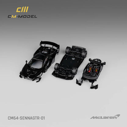 CM Model 1:64 McLaren Senna GTR – Black – Limited Edition