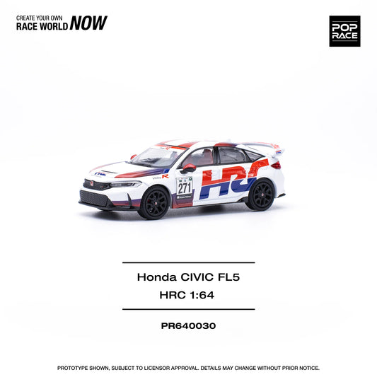 Pop Race 1:64 Honda Civic Type-R (FL5) (Preorder)