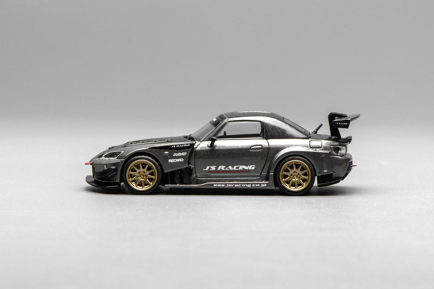 (Preorder) Motorhelix 1:64 Honda S2000 J‘s Racing Moon Rock Metallic M65145