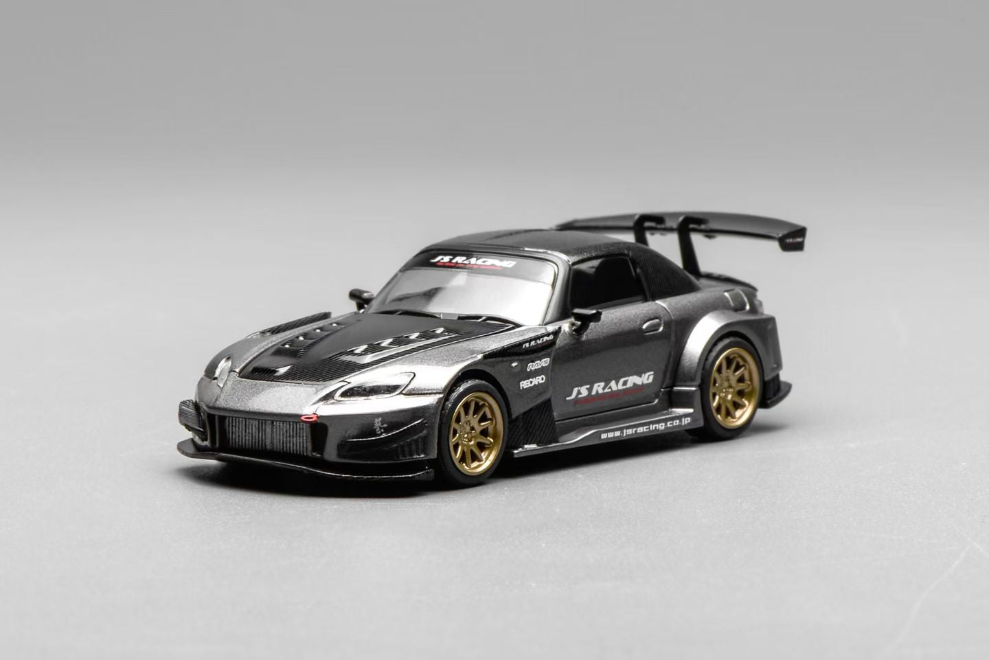 (Preorder) Motorhelix 1:64 Honda S2000 J‘s Racing Moon Rock Metallic M65145