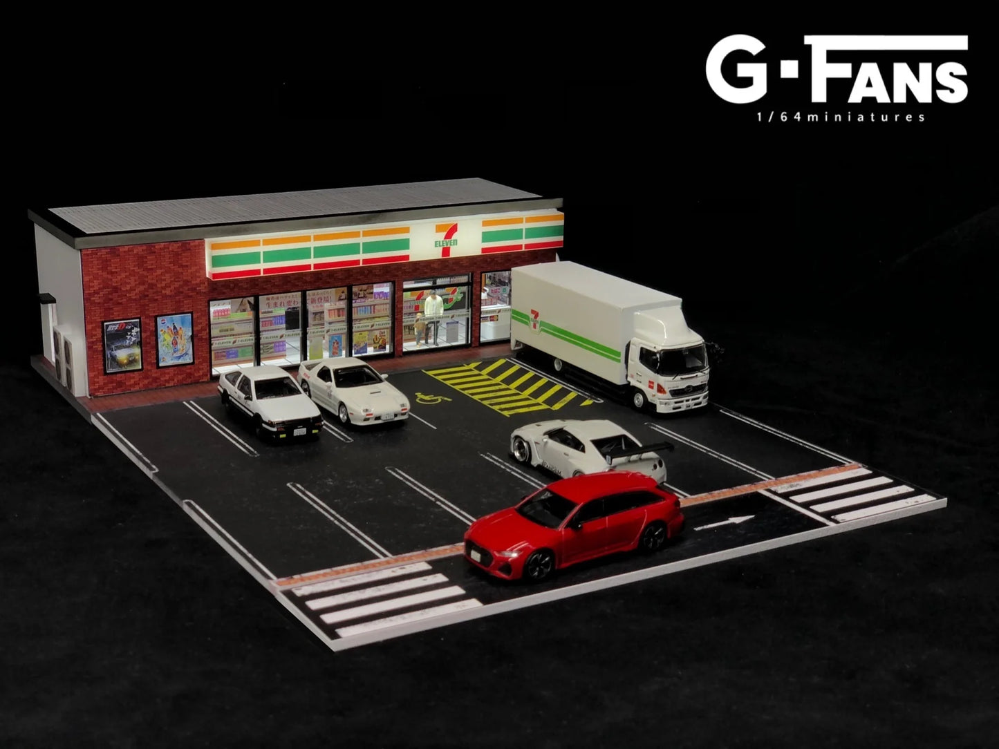 G-Fans 1:64 7-11 Diorama 710020