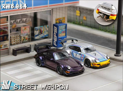 Street Weapon 1:64 RWB 964 Widebody [Midnight Purple/Maritini]