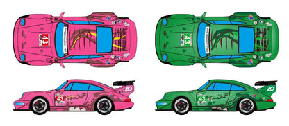 (Preorder) Flame 1:64 Porsche RWB 993/964 Rexy/Roxy Livery [4 Versions]
