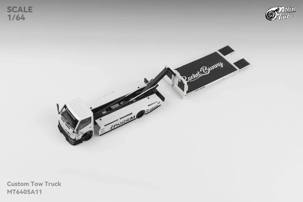 Microturbo 1:64 Custom Tow Truck Rocket Bunny - White MT6405A11