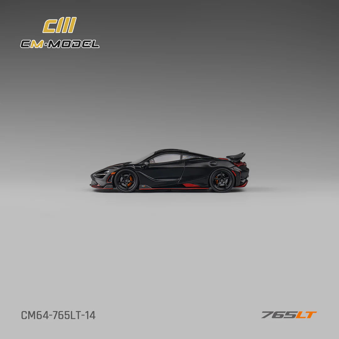 CM Model 1:64 McLaren 765LT Matte Black (Preorder)