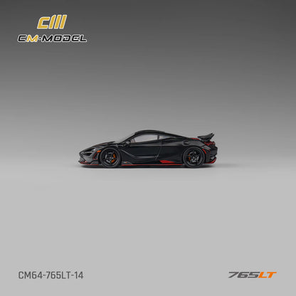 CM Model 1:64 McLaren 765LT Matte Black (Preorder)
