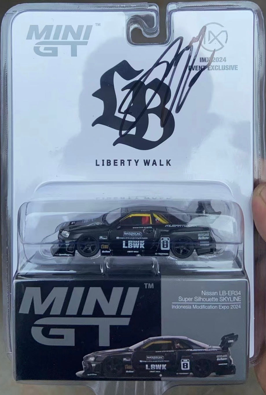 Mini GT 1:64 Nissan LB-ER34 Super Silhouette Skyline IMX 2024 [Event Edition]