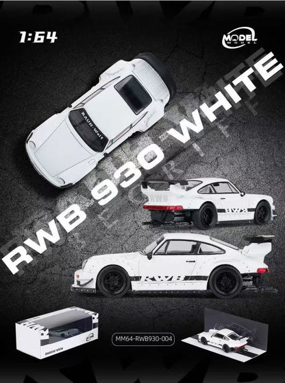 (Preorder) Model Model 1:64 RWB 930 Black/WhiteMM64-RWB930-001/MM64-RWB930-004 [2 Colors]