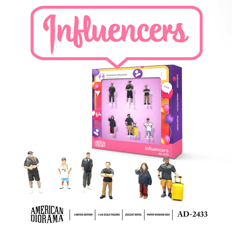 American Diorama 1:64 Figure set - Influencers AD-2433