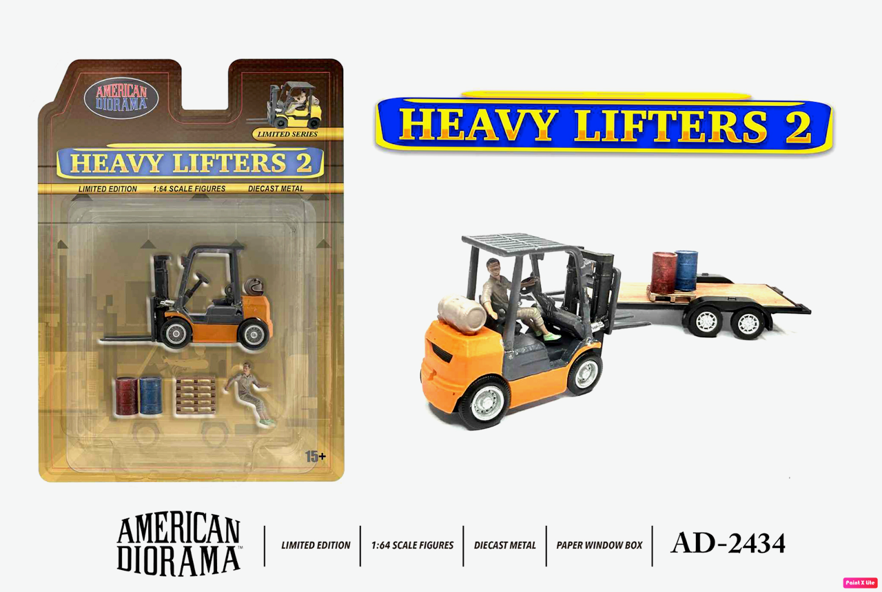 American Diorama 1:64 Figure set - Heavy Lifters AD-2434