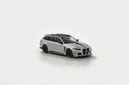Model car on a white background