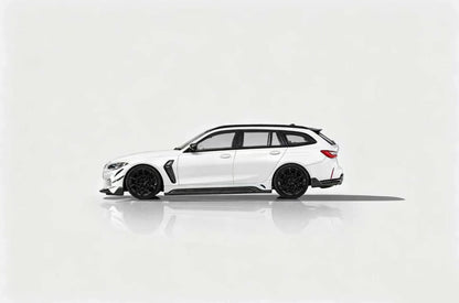 White car on a white background
