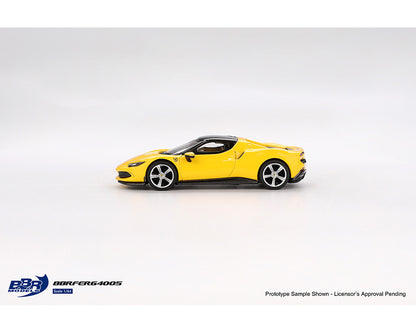 (Preorder) BBR Models 1:64 Ferrari 296 GTB Giallo Modena – Yellow – Limited Edition BBRFER64005