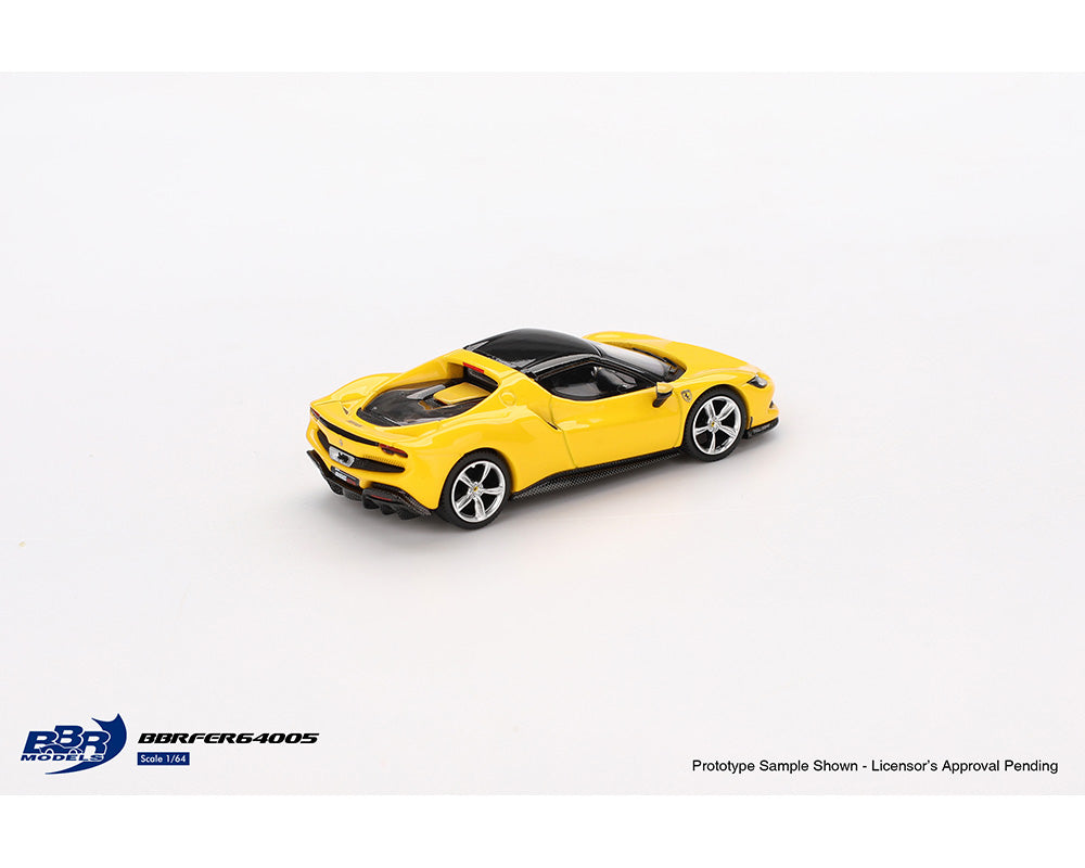 (Preorder) BBR Models 1:64 Ferrari 296 GTB Giallo Modena – Yellow – Limited Edition BBRFER64005