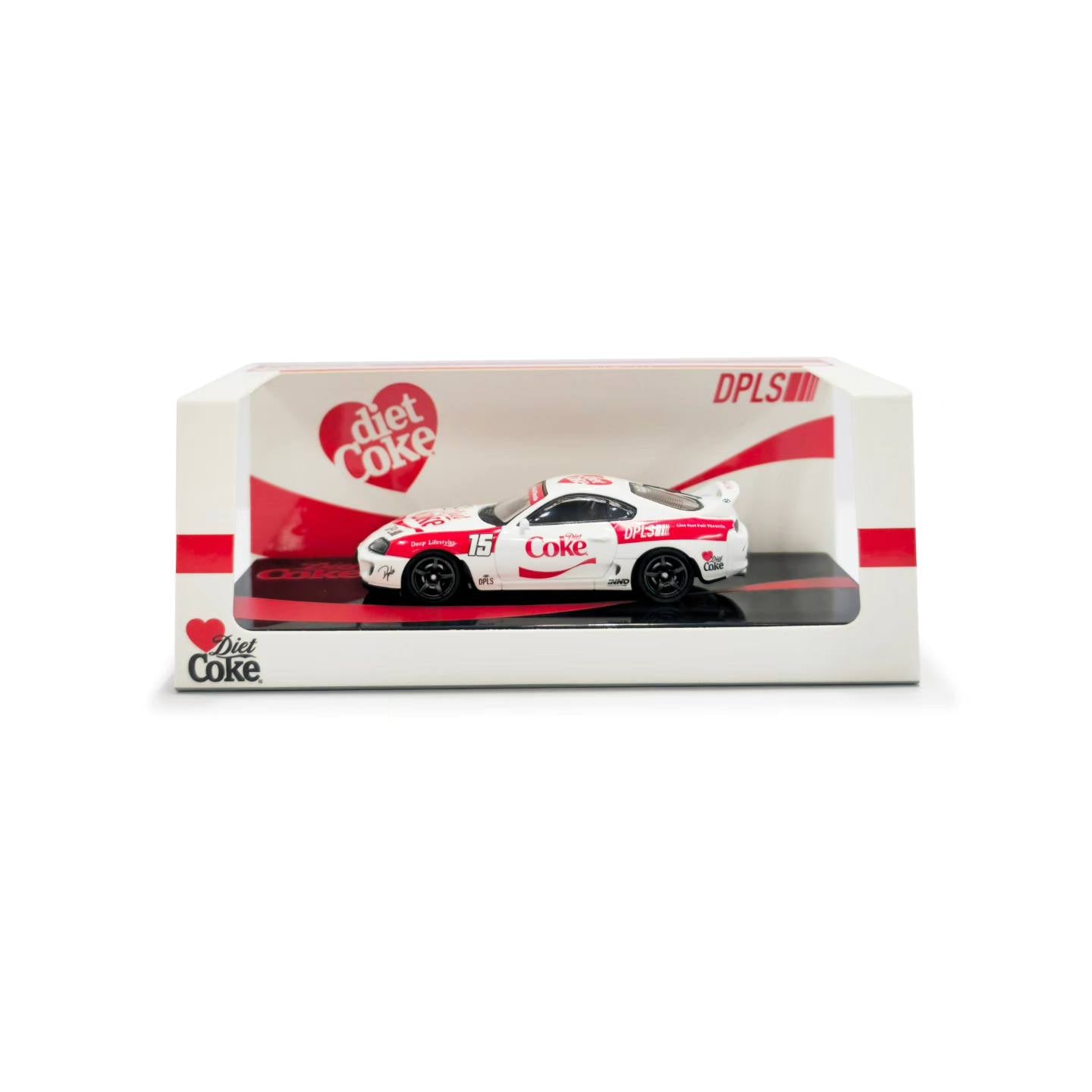 (Preorder) ﻿﻿DPLS x Inno64 1/64 Coca Cola Toyota Supra (A80) Box Set COKE117 [Event Edition]