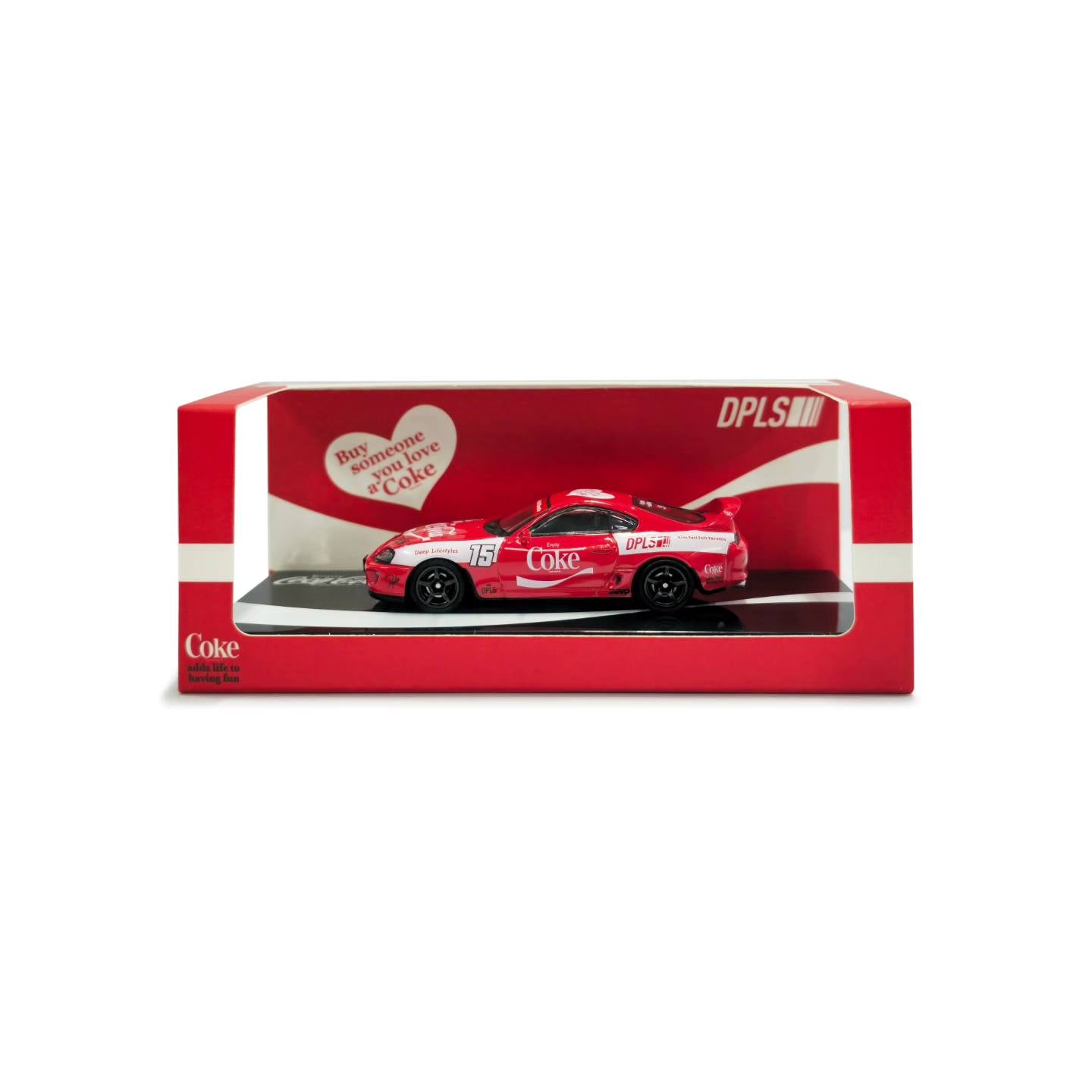 (Preorder) ﻿﻿DPLS x Inno64 1/64 Coca Cola Toyota Supra (A80) Box Set COKE117 [Event Edition]