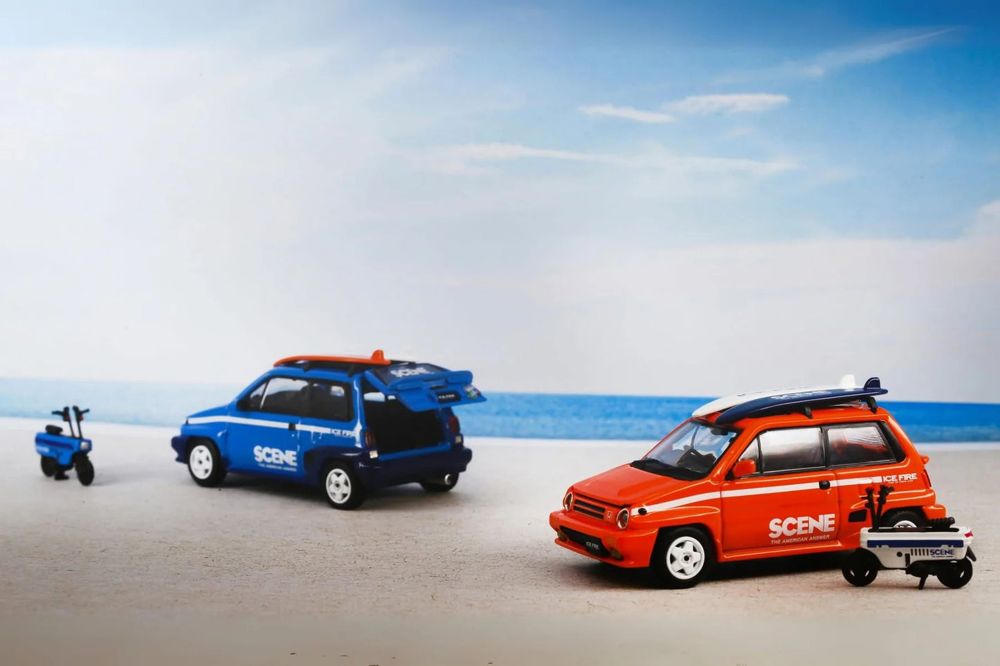Inno64 x Ice Fire 1:64 Honda City Turbo II "ICE FIRE" IN64-CITYII-IFO/IN64-CITYII-IFB [2 Colors]