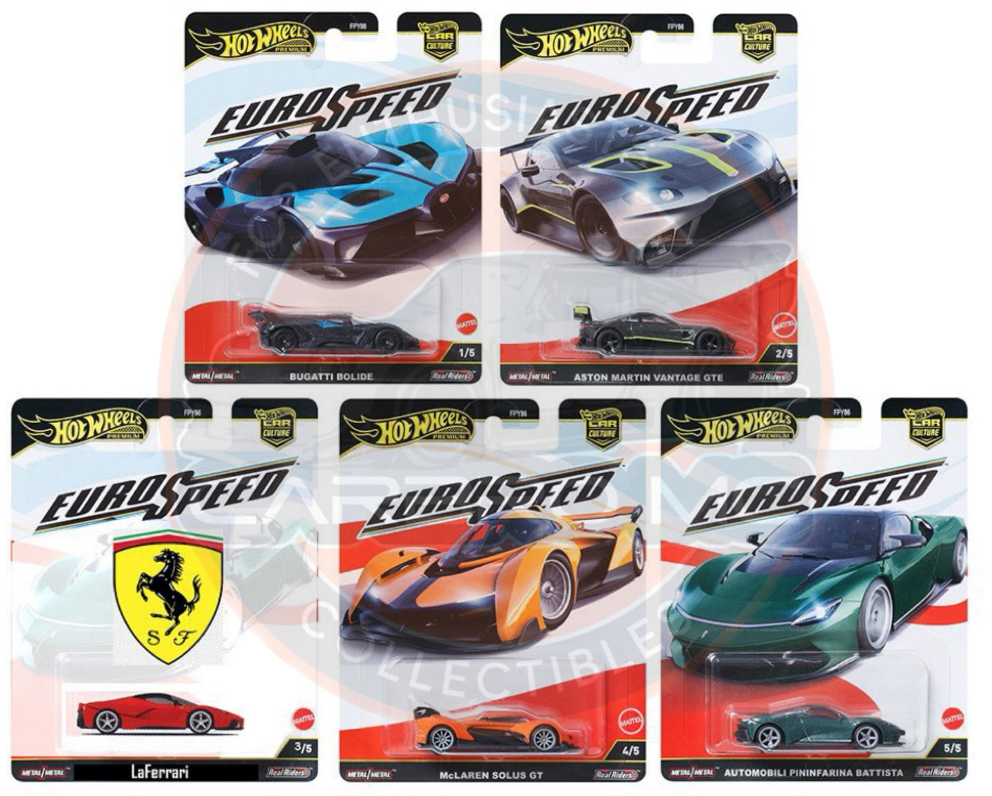 Hot Wheels 1/64 Car Culture 2025 L Case – HW Euro Speed FPY86-961L 