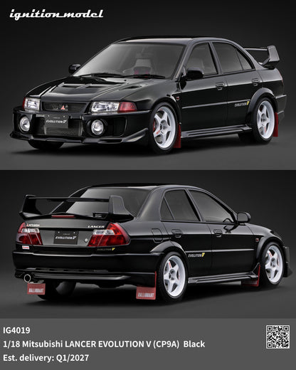 (Preorder) Ignition Model 1:18 Mitsubishi LANCER EVOLUTION V (CP9A) Black IG4019