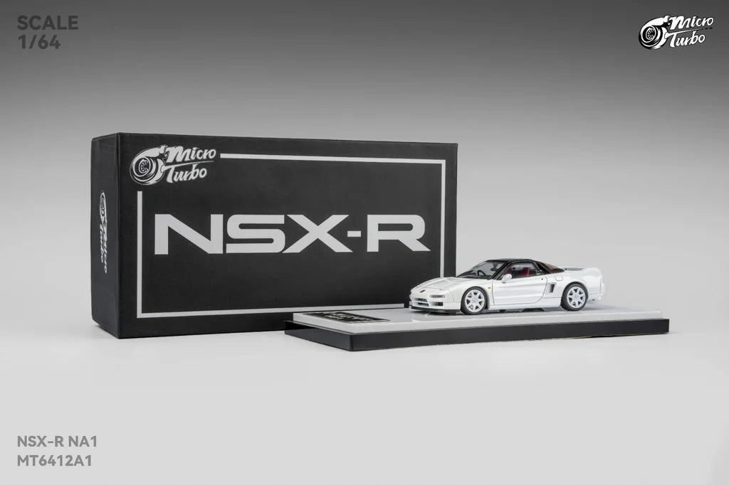 (Preorder) Microturbo 1:64 Custom NSX-R NA1 Metallic White MT6412A1