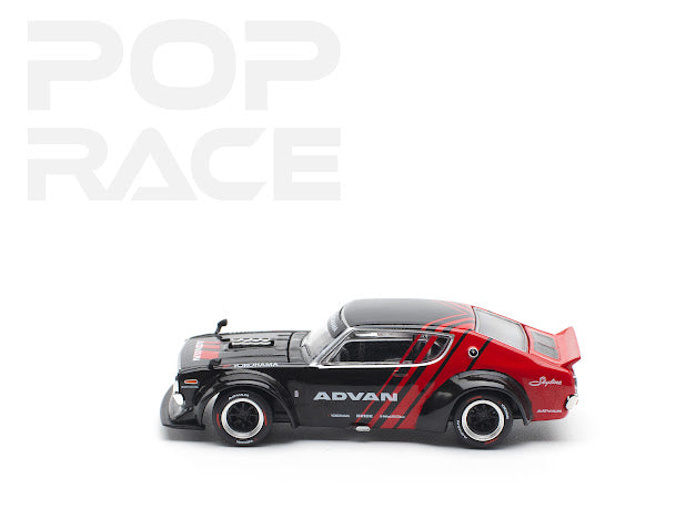 Pop Race 1:64 Skyline GT-R Drift (Kenmeri) - Advan Livery PR640199