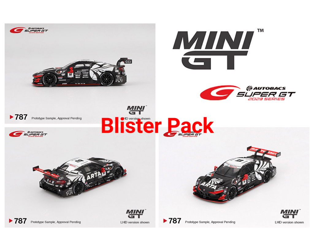 (Preorder) Mini GT 1:64 Japan Exclusive Honda NSX-GT “Type S” GT500 #64 “Modulo NSX-GT” Modulo Nakajima Racing 2023 SUPER GT Series MGT00787-BL