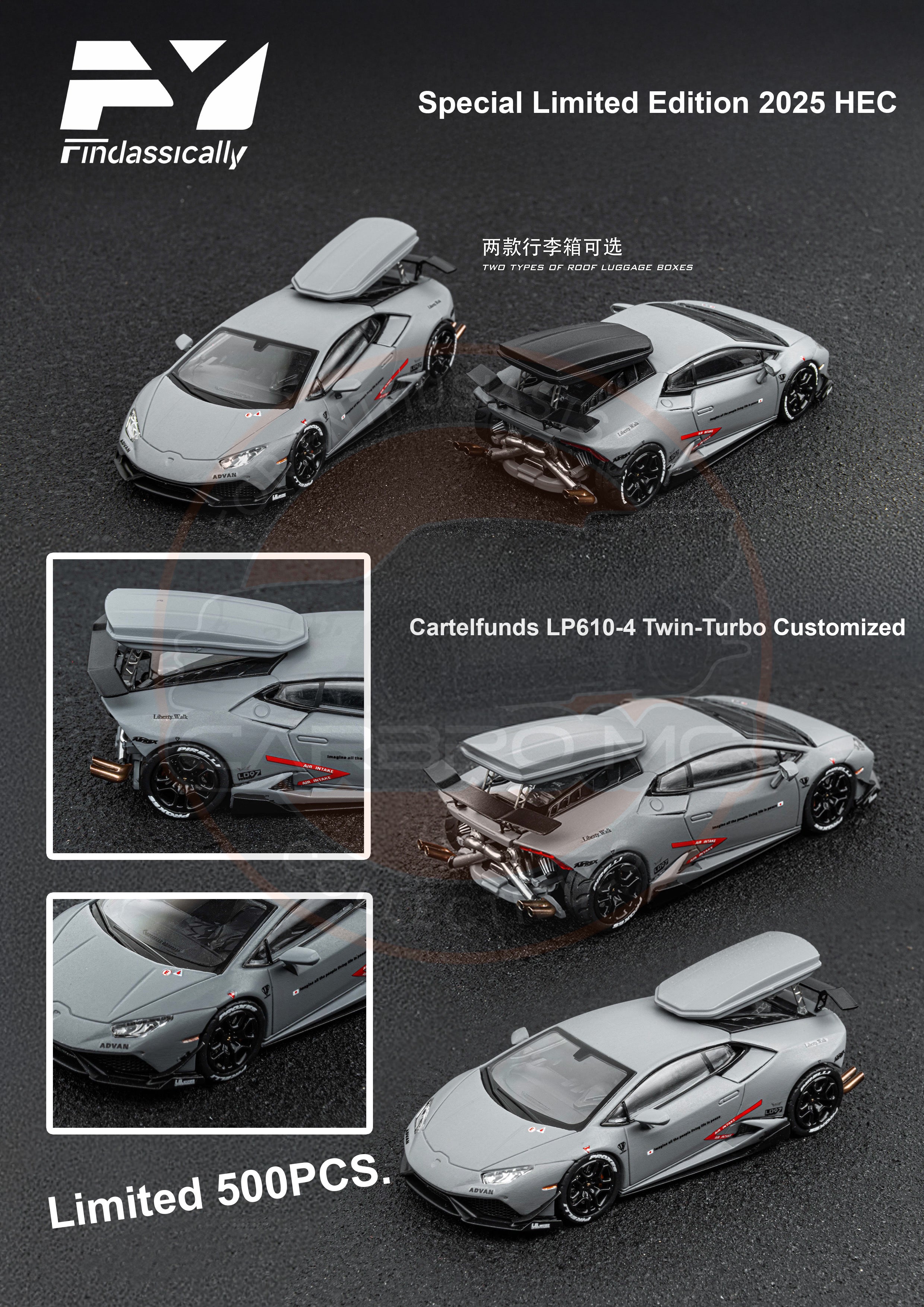 Findclassically 1:64 Cartelfunds LP610-4 Twin-Turbo Customized