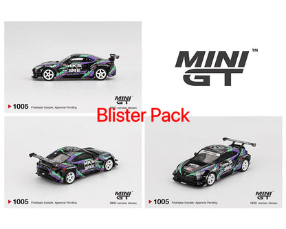 Mini GT 1:64 Toyota GR86 HKS TYPE R 2022 Tokyo Auto Salon – Black MGT01005-BL (Preorder)