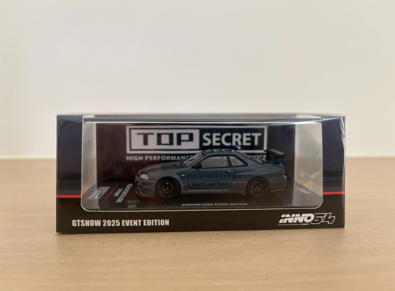 Inno64 1:64 Nissan Skyline GT-R (R34) "Top Secret" GT SHOW 2025 [Event Edition]