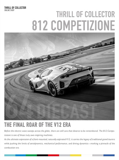 (Preorder) Fuelme x TOC 1:64 Ferrari 812 Competizione [11 Colors]
