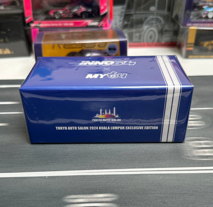 Inno64 1:64 Nissan Skyline GT-R (R34) V-SPEC Tokyo Auto Salon 2024 KUALA LUMPUR Exclusive IN64-R34VS-TASKL24 [Event Edition]