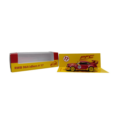 Model car in packaging with visible branding on a white background