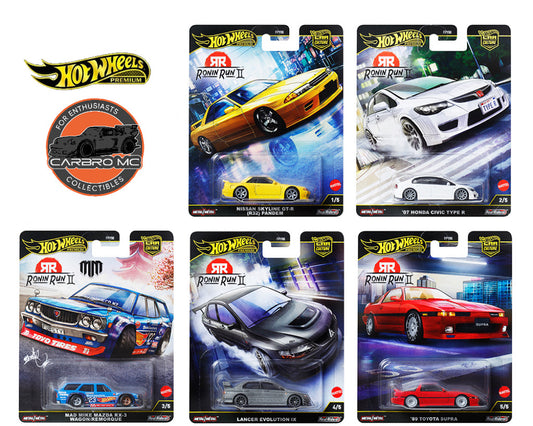 (Preorder) Hot Wheels 1:64 Car Culture 2025 M Case – Ronin Run II FPY86-961M
