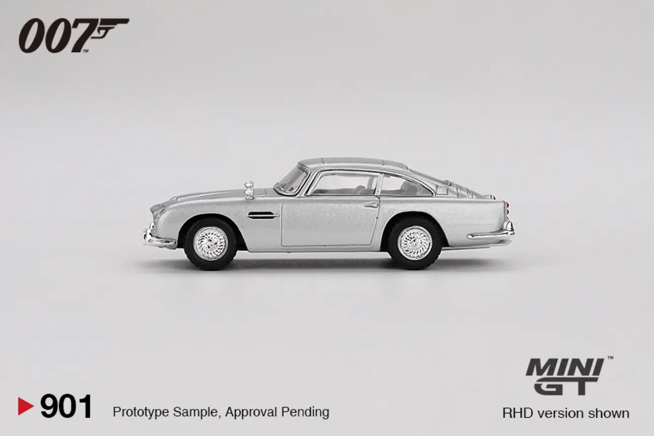 Mini GT 1:64 Aston Martin DB5 James Bond 007 Thunderball – 4 Languages – Limited Edition