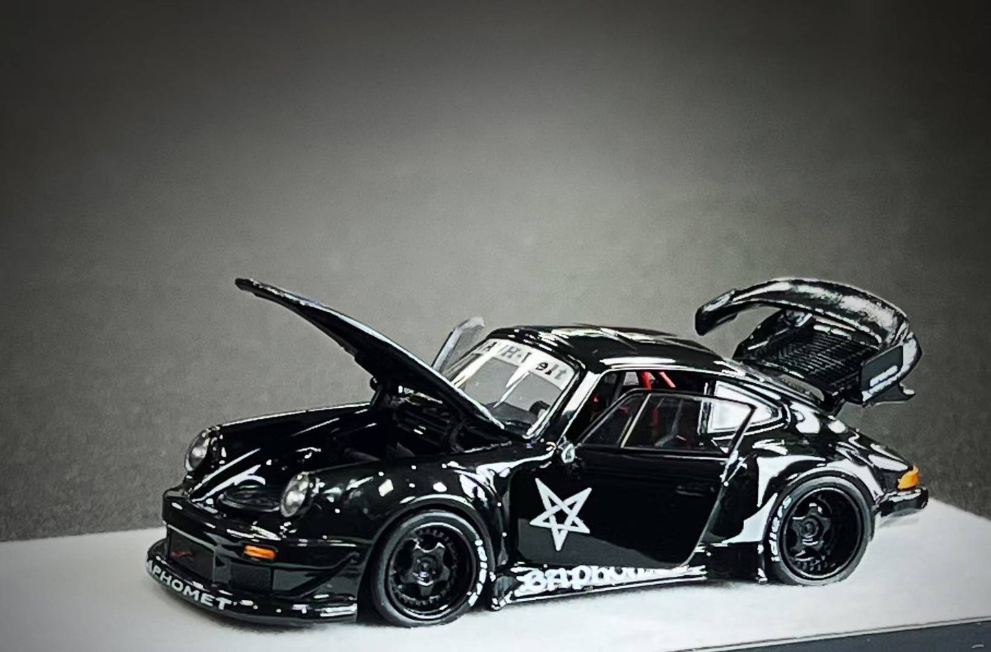 (Preorder) PGM 1:64 Porsche RWB 930 Baphomet Demon [2 Versions]