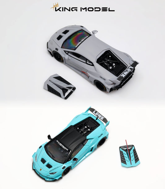 King Model 1:64 LBWK Lamborghini Huracan [2 Colors] (Preorder)