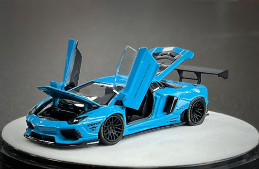 (Preorder) PGM 1:64 LBWK LP700-4 Baby Blue Round Base PGM-640413