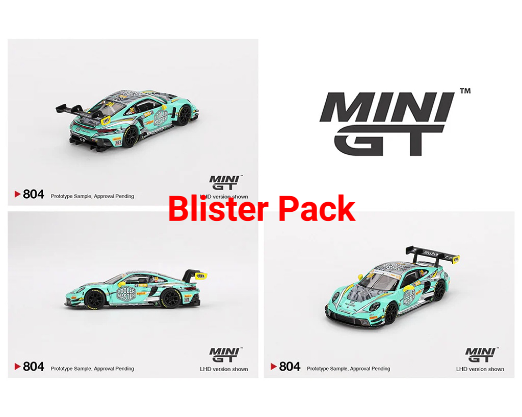 Mini GT 1:64 Porsche 911 GT3 R #28 HubAuto Racing2023 FIA GT World Cup 70th Macau Grand Prix