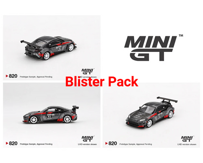 Mini GT 1:64 Toyota GR86  Larry Chen’s HKS Turbocharged GR86 – Grey – Limited Edition MGT00820-BL