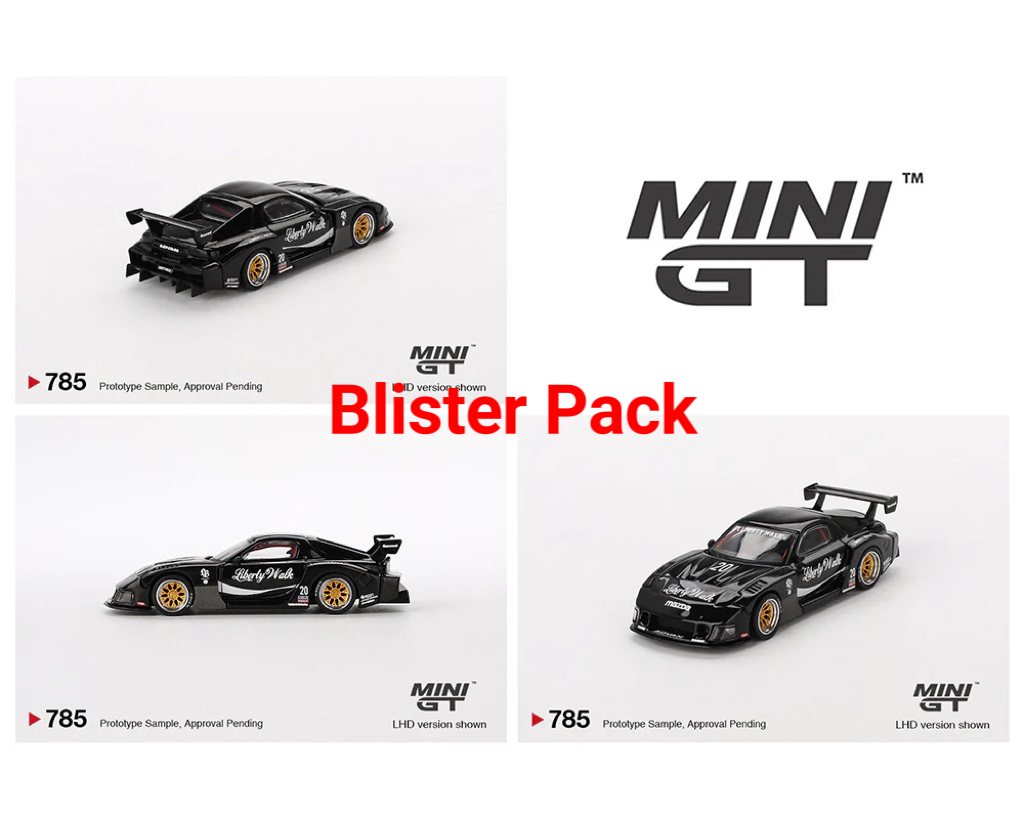 Mini GT 1:64 MAZDA RX-7 LB-Super Silhouette – Liberty Walk Black