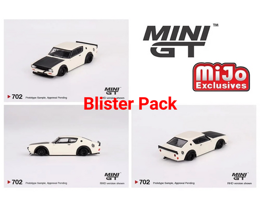 Mini GT 1:64 Nissan Skyline Kenmeri Liberty Walk – White