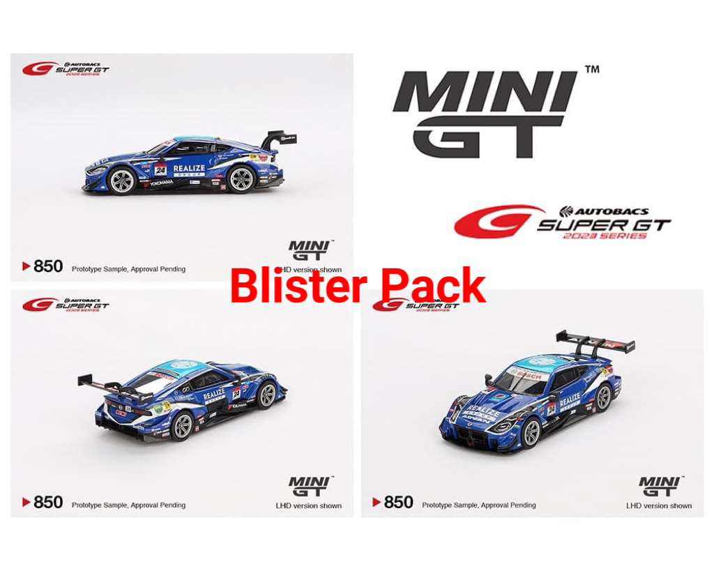 Mini GT 1:64 Japan Exclusive Nissan Z GT500 #24 “REALIZE CORPORTATION ADVAN Z” KONDO RACING 2023 SUPER GT Series (Preorder)