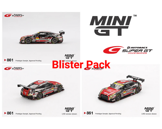 (Preorder) Mini GT 1:64 Japan Exclusive Nissan GT-R NISMO GT3 #11 “GAINER TANAX GT-R” GAINER 2023 SUPER GT SERIES MGT00861-BL