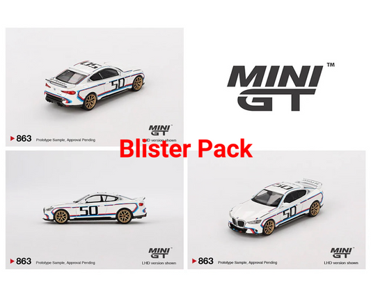 (Coming Soon) Mini GT 1:64 BMW 3.0 CSL – White MGT00863-BL