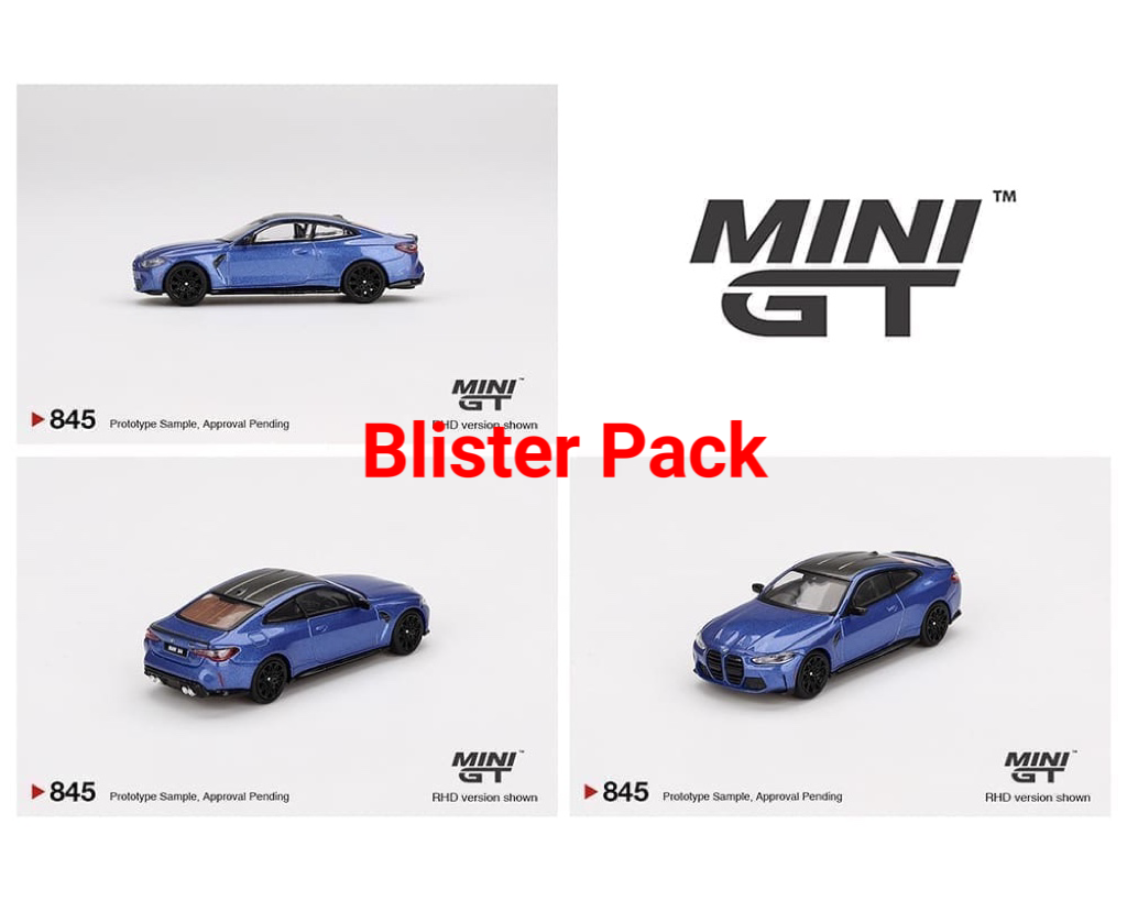 Mini GT 1:64 BMW M4 Competition (G82) – Portimao Blue – Limited Edition