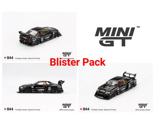 Mini GT 1:64 Nissan LB-ER34 Super Silhouette SKYLINE – Black MGT00844-BL