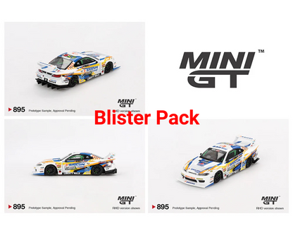 Mini GT 1:64 Nissan LB-Super Silhouette S15 SILVIA #555 2023 Formula Drift Japan MGT00895-BL